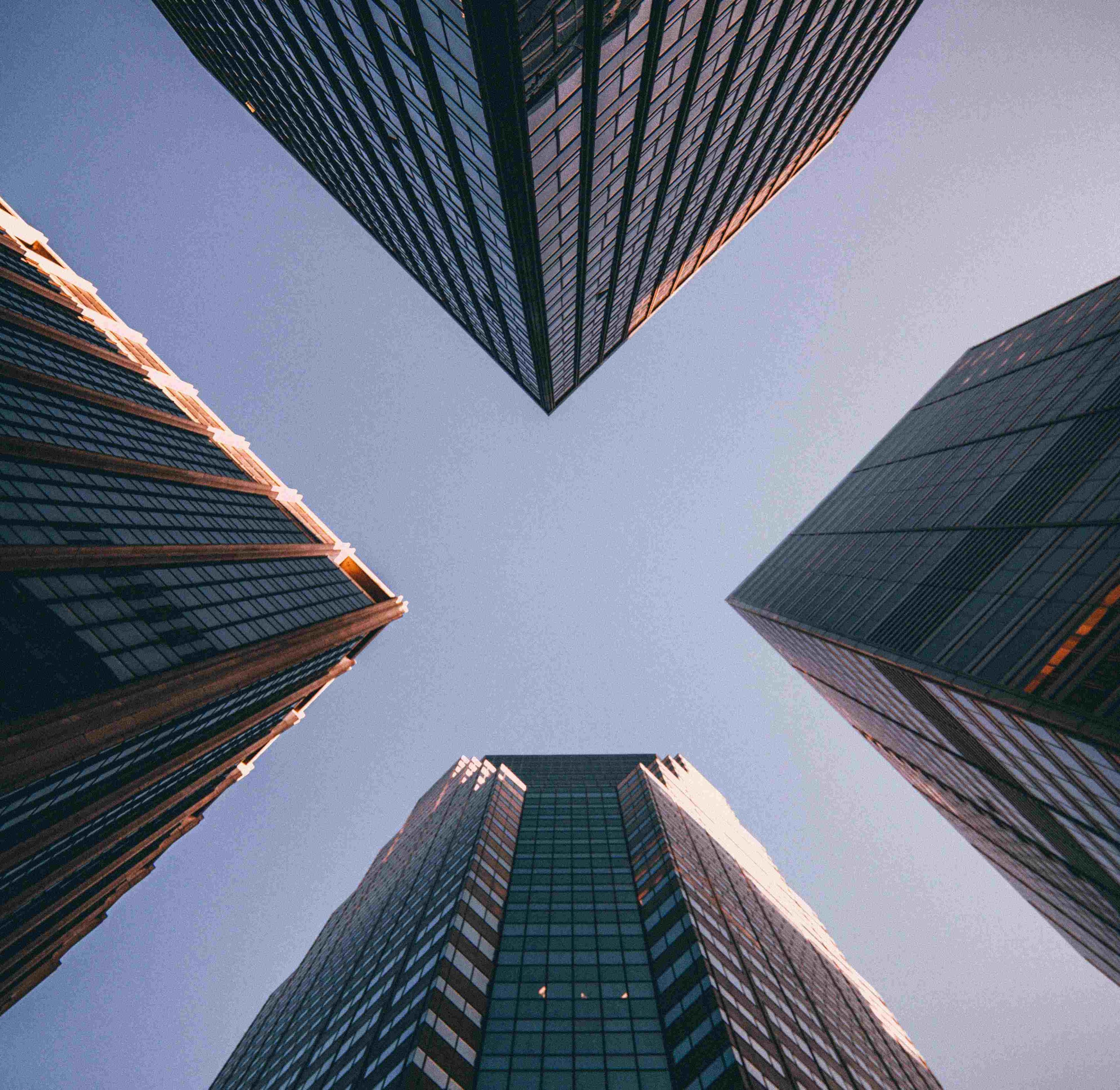 Modern buildings
